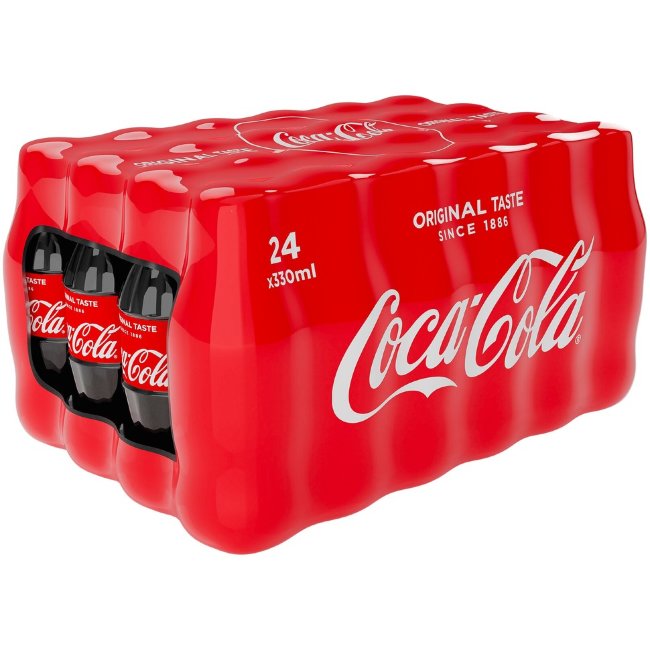 Газированный напиток Coca-Cola Original Taste (уп 24 шт) 0,33 л