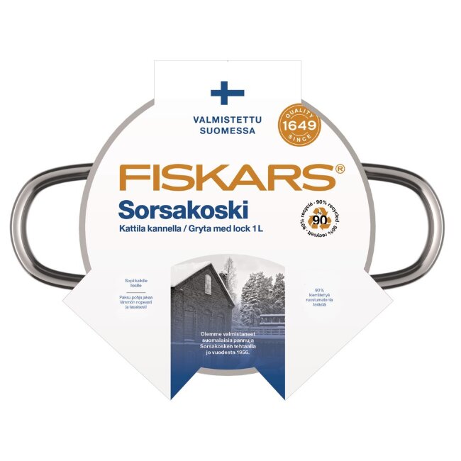 Кастрюля Fiskars Sorsakoski 1 л