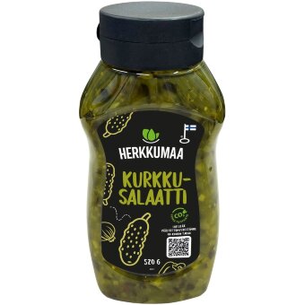 Огуречный салат Herkkumaa 520 гр Огуречный салат Herkkumaa 520 гр