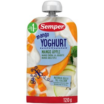 Йогурт Semper (манго, яблоко) 120 гр