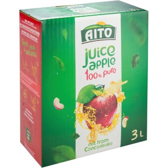Сок натуральный яблочный Aito 3 л NFC Сок натуральный яблочный Aito 3 л NFC