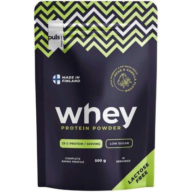 Протеиновый порошок PULS Nutrition WHEY с грушей и ванилью 500 гр безлактозный отечественный Протеиновый порошок PULS Nutrition WHEY с грушей и ванилью 500 гр безлактозный отечественный