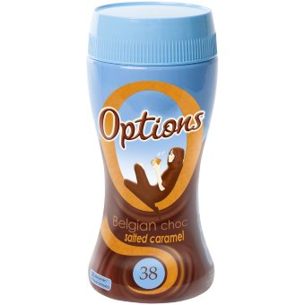 Какао напиток с солёной карамелью Options 220 гр