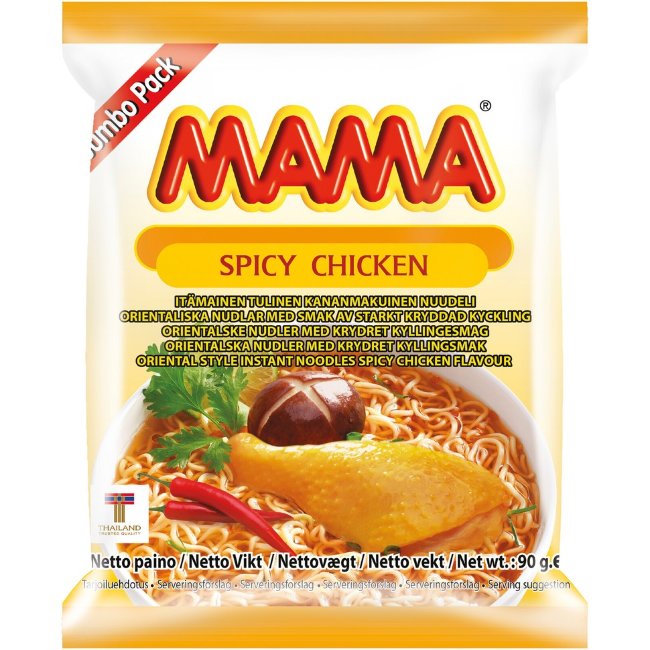 Пикантная куриная лапша Mama Spisy Chichen 90 гр
