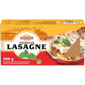 Листы для лазаньи (цельнозерновые) Myllyn Paras Lasagne 500 гр