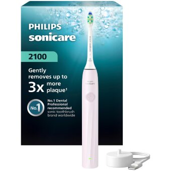 Электрическая зубная щетка Philips Sonicare 2100 HX4021/03 розовая Электрическая зубная щетка Philips Sonicare 2100 HX4021/03 розовая