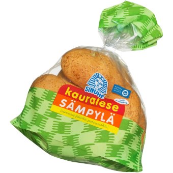 Булочки с овсяными отрубями Sinuhe (уп 5 шт) 350 гр