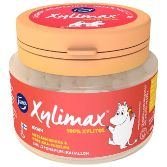 Пастилки Xylimax Moomin (персик,малина) 90 гр