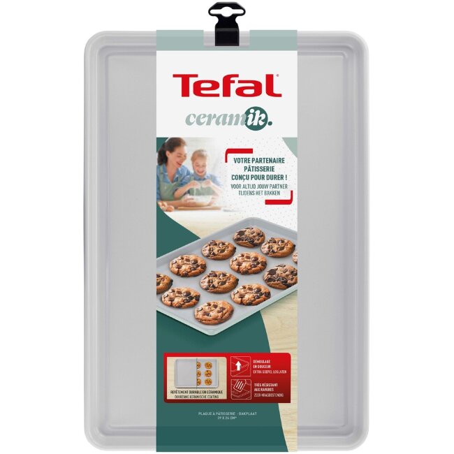 Противень для выпечки Tefal Ceramik 39 x 26 см J1756104 Противень для выпечки Tefal Ceramik 39 x 26 см J1756104