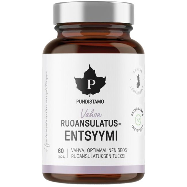 Пищеварительные ферменты Vahva Puhdistamo 60 капсул