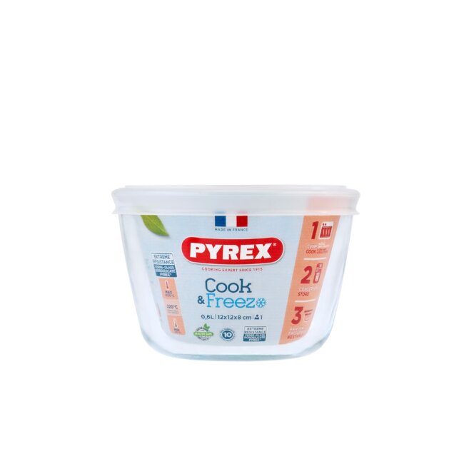 Жаропрочная форма для запекания Pyrex 0,6 л Cook&Freeze Жаропрочная форма для запекания Pyrex 0,6 л Cook&Freeze