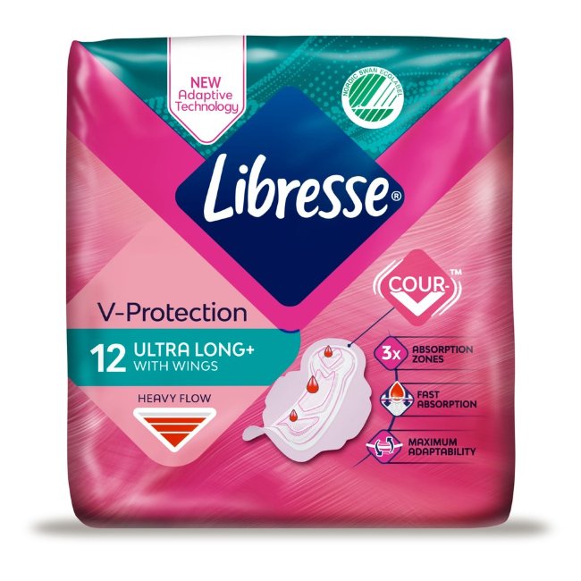 Гигиенические прокладки Libresse Ultra Long+ Wing 12 шт