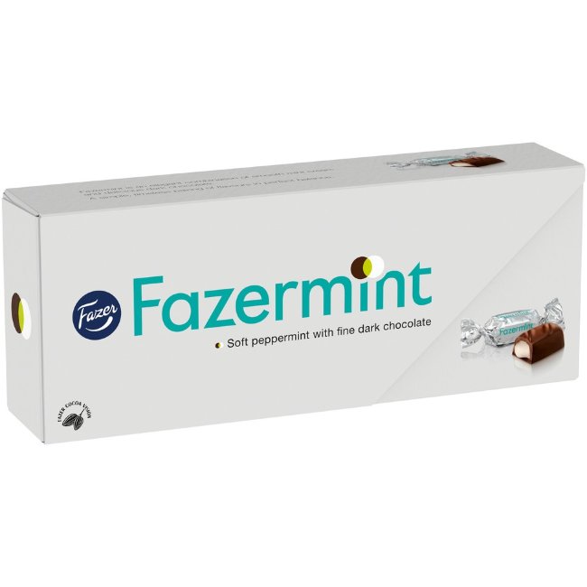 Мятные шоколадные конфеты Fazer Fazermint 250 гр