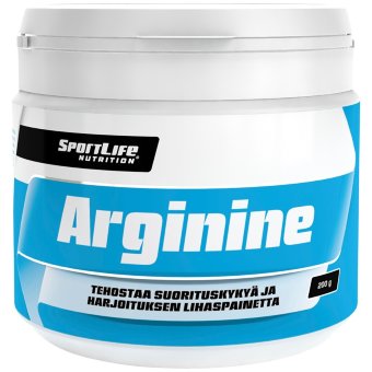 Аргинин SportLife Nutrition 100% L-аргинин порошок 200 г