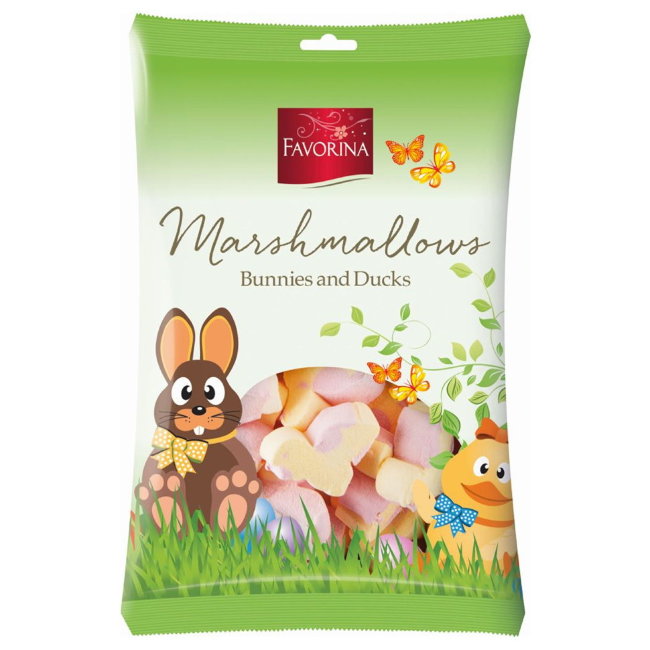 Маршмэллоу Зайчики и утята Favorina 200 гр Маршмэллоу Зайчики и утята Favorina 200 гр