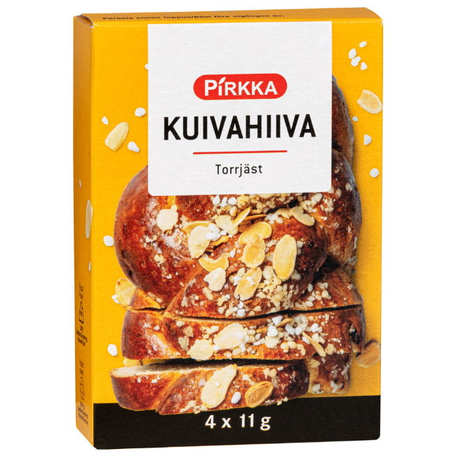 Сухие дрожжи Pirkka 4х11 гр