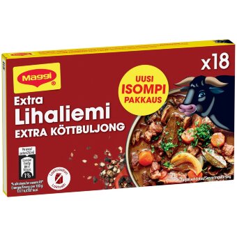 Бульонные кубики Maggi Extra Lihaliemi 180 гр (уп 18 шт)