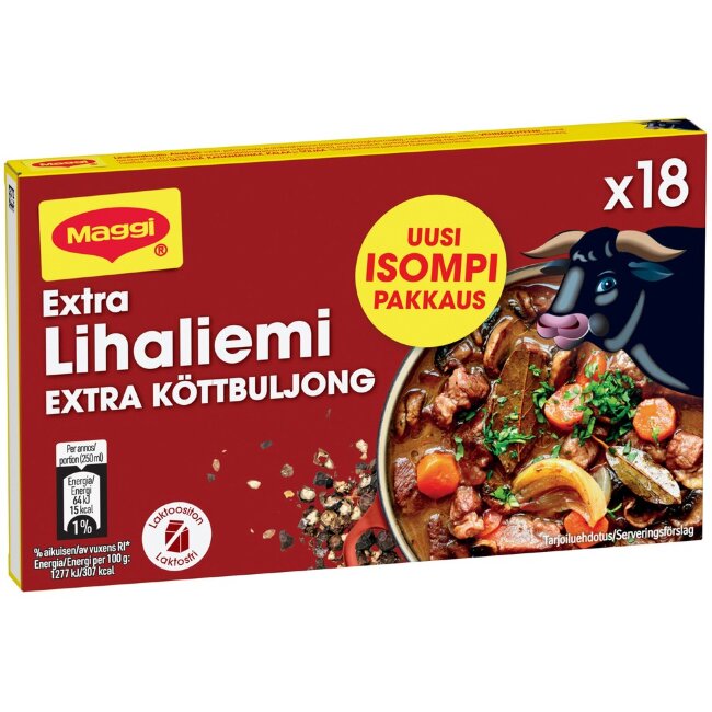 Бульонные кубики Maggi Extra Lihaliemi 180 гр (уп 18 шт) Бульонные кубики Maggi Extra Lihaliemi 180 гр (уп 18 шт)