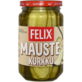 Маринованные длинные ломтики огурца Felix 460/230 гр Маринованные длинные ломтики огурца Felix 460/230 гр