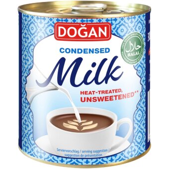 Сгущенное молоко Dogan 300 гр, несладкое HALAL