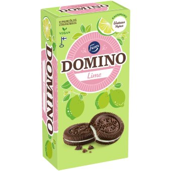 Печенье с начинкой Fazer Domino Lime 350 гр