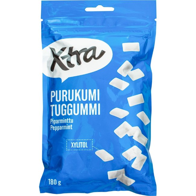 Жевательная резинка без сахара (перечная мята) X-tra 180 гр