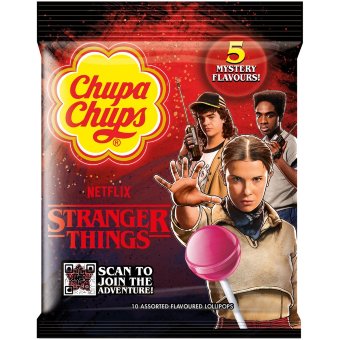 Леденцы Chupa Chups Stranger Things - Right Side Up 120 гр Леденцы Chupa Chups Stranger Things - Right Side Up 120 гр