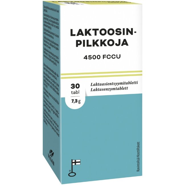 Лактаза 4500 FCCU при непереносимости лактозы Laktoosinpilkkoja 30 табл Vitabalans