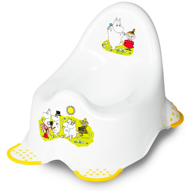 Детский горшок Muumi белый