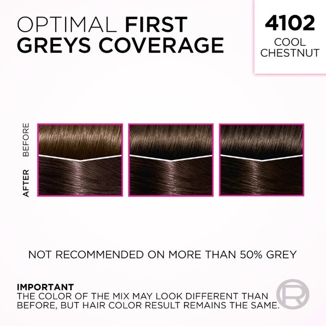 Крем-краска для волос L'Oréal Paris Casting Crème Gloss 4102 средне-коричневый пепельный нейтральный перламутровый легкий цвет 1 шт