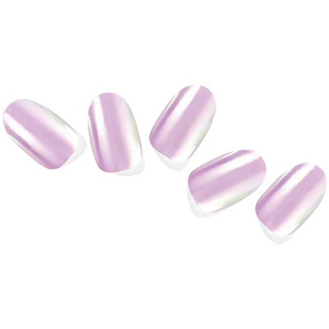 Гелевые наклейки для ногтей EDGEU Mirror Violet
