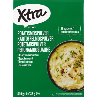 Картофельное пюре быстрого приготовления Xtra 540 гр
