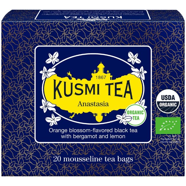 Черный чай Kusmi органический "Anastasia" 20х2гр