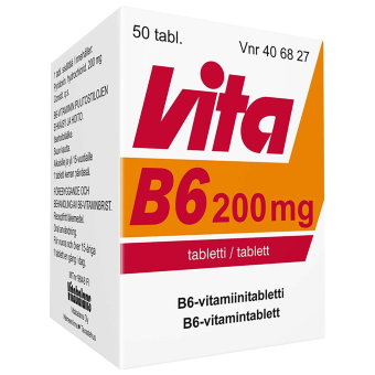 Витамин Vita (Вита) B6 200 мг 50 табл Витамин Vita (Вита) B6 200 мг 50 табл