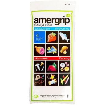 Универсальные пакеты для хранения Amergrip (зеленые) 6 шт 4 л