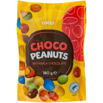 Драже арахис в молочном шоколаде Coop Choco Peanuts 180 гр