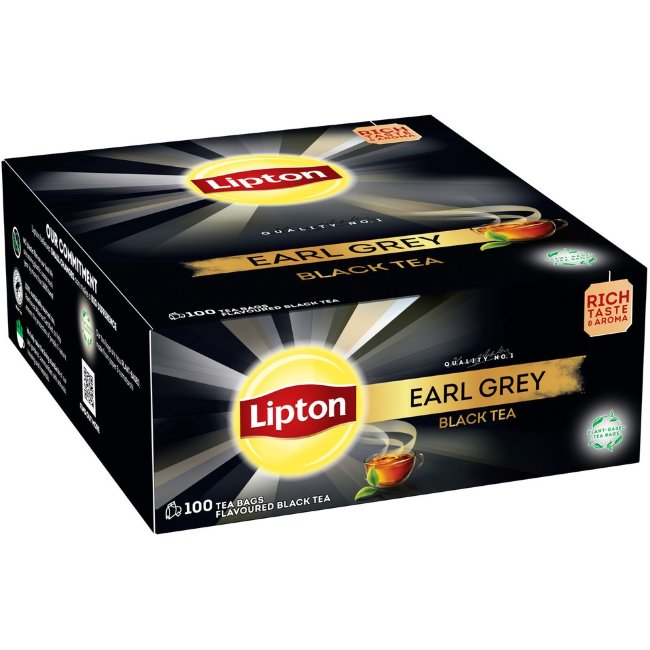 Чай черный Lipton Earl Grey Classic 100 шт/уп