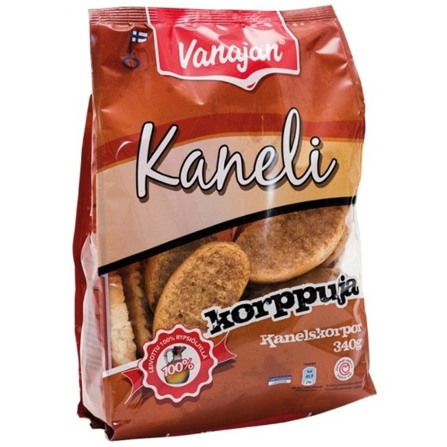 Сухари с корицей Vanajan 340 гр