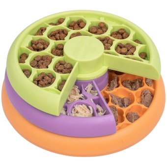 Игра-головоломка Nina Ottosson Lickin'Layers для кошек и котят 2 уровень сложности (средний) для медленного поедания корма
