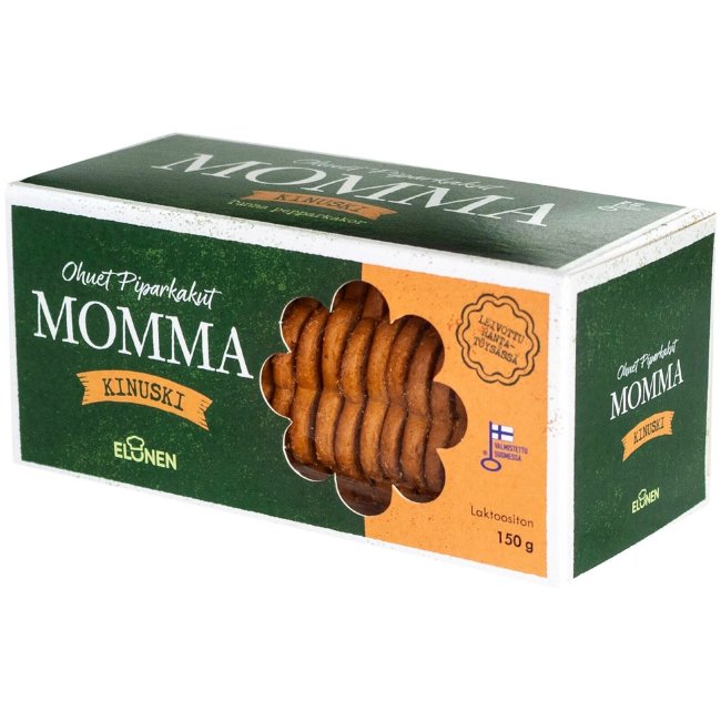 Тонкое печенье с имбирем и карамелью Momma 150 гр