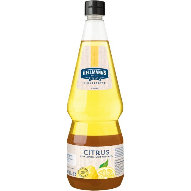 Белый винный уксус с лимоном Hellmanns 1 л