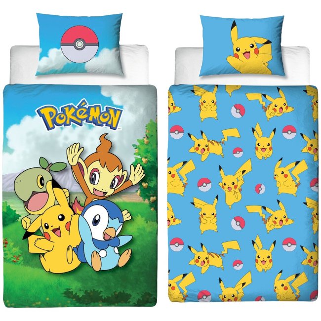Детское постельное бельё Pokemon 150x210+50x60 см многоцветное