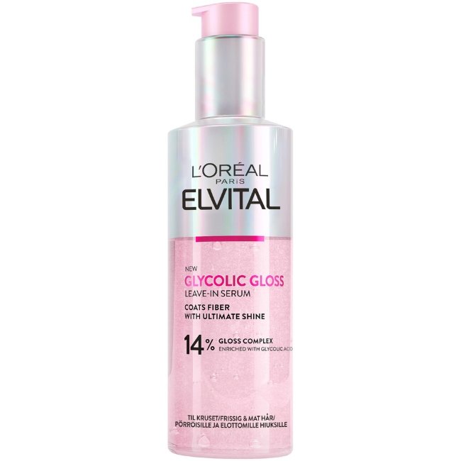 Сыворотка для волос L'Oréal Paris Elvital Glycolic Gloss для блеска, несмываемая, 150 мл