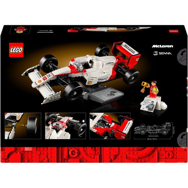 Конструктор LEGO® Icons McLaren MP4/4 и Ayrton Senna 10330 Конструктор LEGO® Icons McLaren MP4/4 и Ayrton Senna 10330