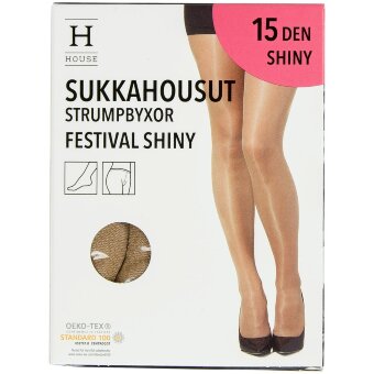 Женские блестящие колготки House Festival Shiny 15 ден, размер 40-44
