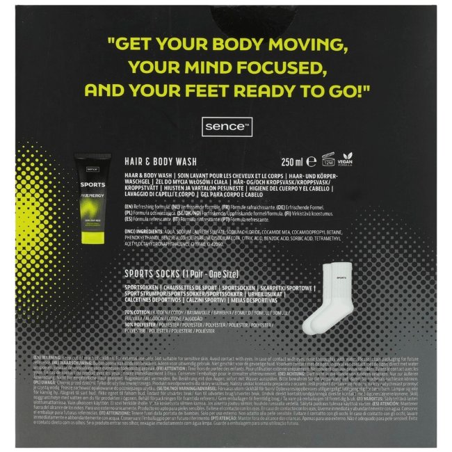 Подарочный набор Sence Collection 2 шт для мужчин Active Sport Pro Energy
