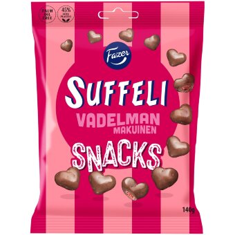 Конфеты с малиновым вкусом Fazer Suffeli Snacks 140 гр