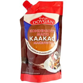 Сгущённое молоко с какао Dovgan, подслащённое 300 гр / 232 мл