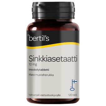 Леденцы с цинком для иммунитета Bertil's (черная смородина, лимон) 10 мг 120 шт