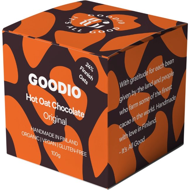 Органическая овсяная какао-крошка Goodio ORIGINAL 100 гр